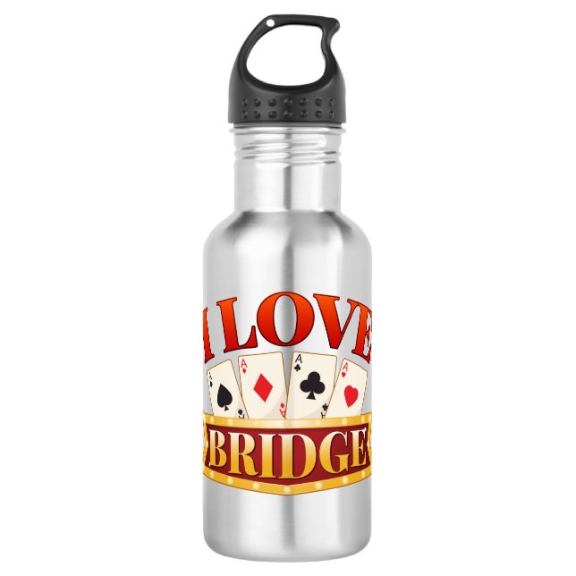 Garrafa Eu Amo Jogador De Jogo Da Ponte (Frente)