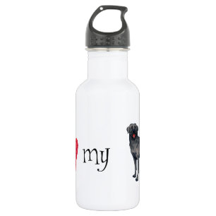 Garrafa Eu amo meu laboratório negro