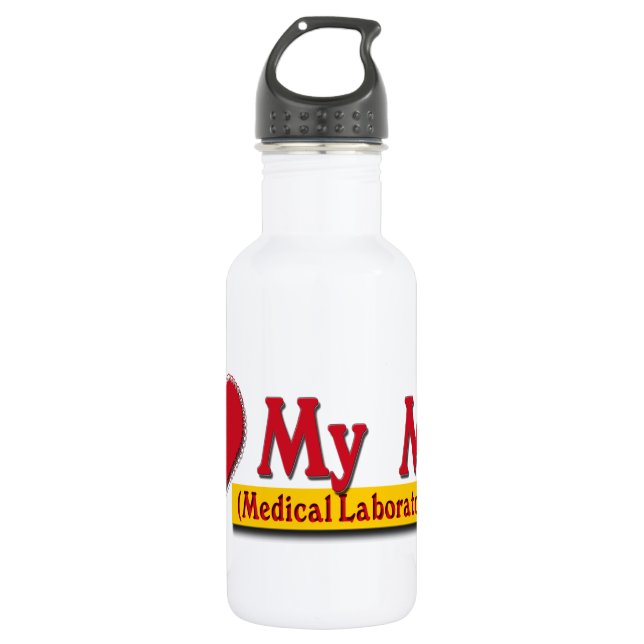 GARRAFA EU AMO MEU MLT! TÉCNICA DO TRABALHO MÉDICO (Frente)