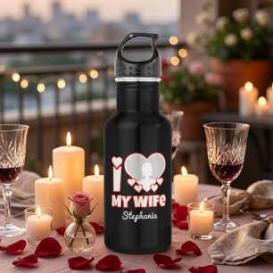 Garrafa Eu Amo Minha Esposa Personalizado – Adicionar Nome