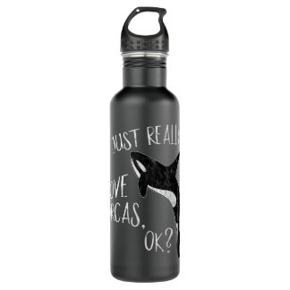 Garrafa Eu Amo Orcas, Ok, Matador De Baleia Ou