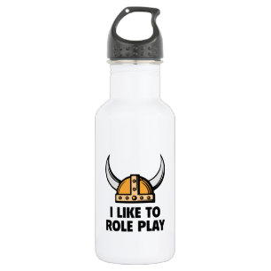 Garrafa Eu gosto ao jogo do papel