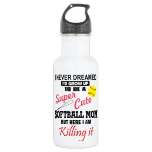 Garrafa Eu nunca sonhei o softball