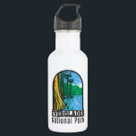 Garrafa Everglades National Park Florida Vintage<br><div class="desc">Everglades vetor trabalho de arte design. O parque é constituído por manguezais costeiros,  pântanos e pinheiros que abrigam centenas de espécies animais.</div>