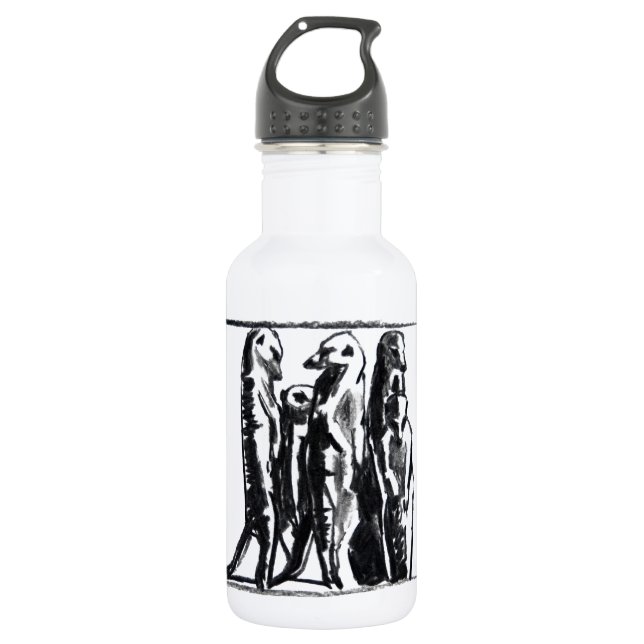 Garrafa Expor ao sol Meerkats - (Frente)