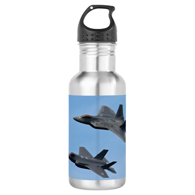 Garrafa F-35 e F-22 Jato de combate (Frente)