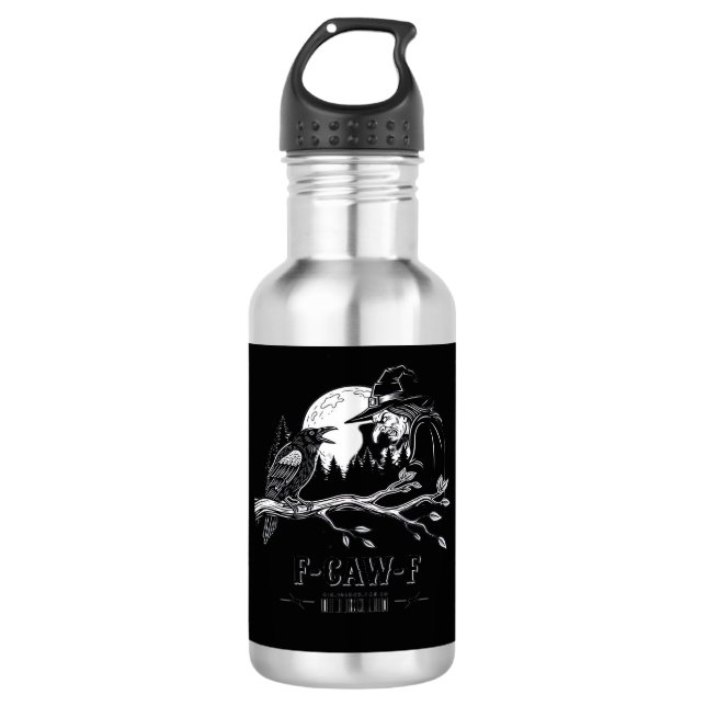 Garrafa F-Caw-F Crow Halloween Witch F-Caw-F (Frente)