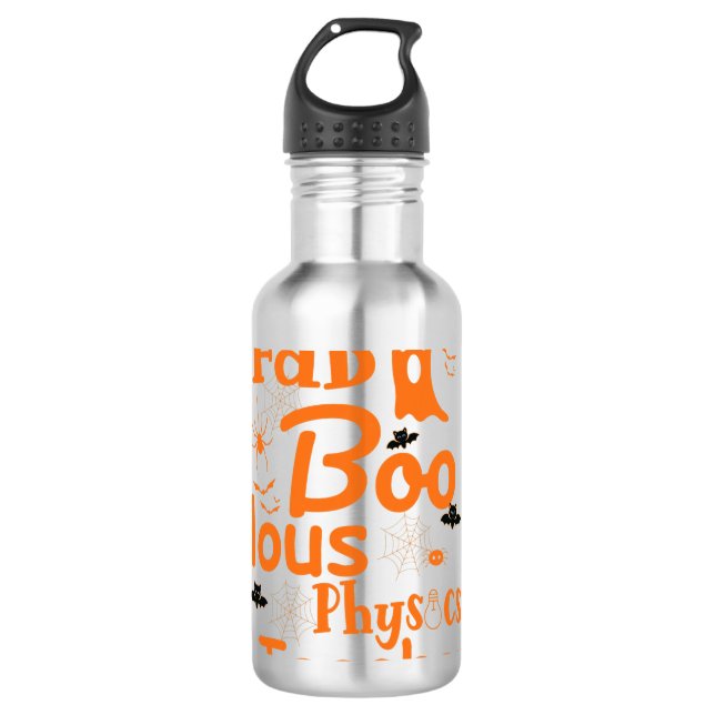 Garrafa FabBOOlous Sassy Spooky Pumpkin Halloween (Frente)