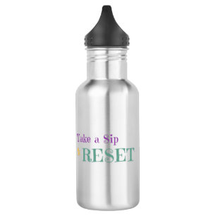 Garrafa Faça um Sip & Reset Mug - Lista de Verificação Mot
