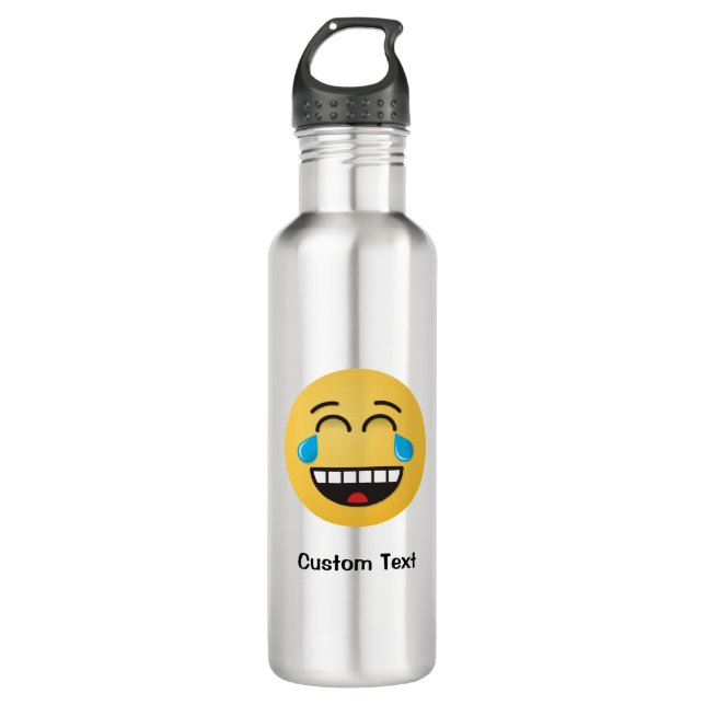 Garrafa Face com lágrimas de água alegre (Frente)