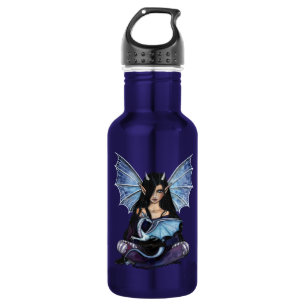 Garrafa Fada e Dragão Fantasia Personalizada