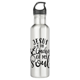 Garrafa Fanny Christian Design Jesus É A Âncora Do Meu S