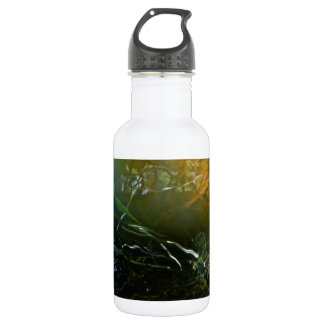 Garrafa FANTASIA DE ÁGUA EM VERDE ESmeralda, DESIGN ABSTRA