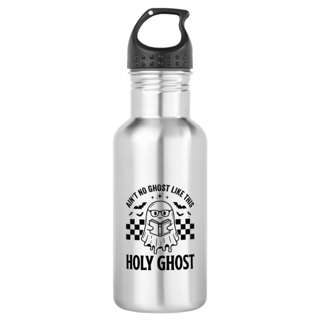 Garrafa Fantasma de Halloween Espírito Santo Engraçado Vin (Frente)
