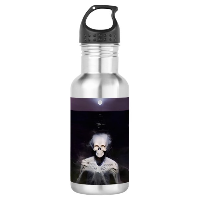 Garrafa Fantasma no Mar - Pintura a Petróleo (Frente)