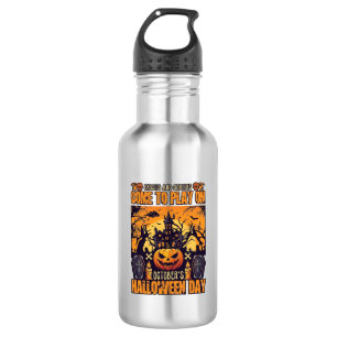 Garrafa Fantasmas Duendes Halloween Venha Jogar Outubro As