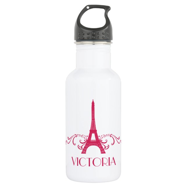 Garrafa Farinha de França rosa (Frente)