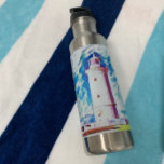Garrafa Farol de Praia<br><div class="desc">Esta garrafa de água apanhadora de olhos é perfeita para qualquer amante de praia. Ele apresenta um tema de praia de abstrato e certamente vira a cabeça. A garrafa é feita de aço inoxidável durável e tem um isolamento de vácuo de parede dupla que manterá suas bebidas frias ou quentes...</div>