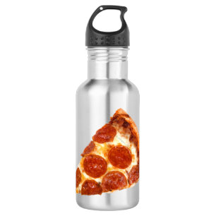 Garrafa Fatia de pizza de pepperoni clássica da SlipperyJo