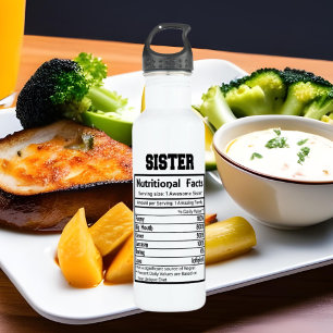 Garrafa Fatos da legal Irmã falam arte 