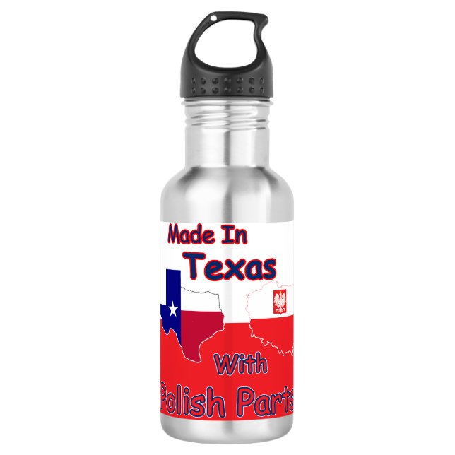 Garrafa Feito No Texas Com Peças Poloneses (Frente)