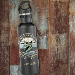 Garrafa Felicidade É Um Peixe Grande E Uma Testemunha