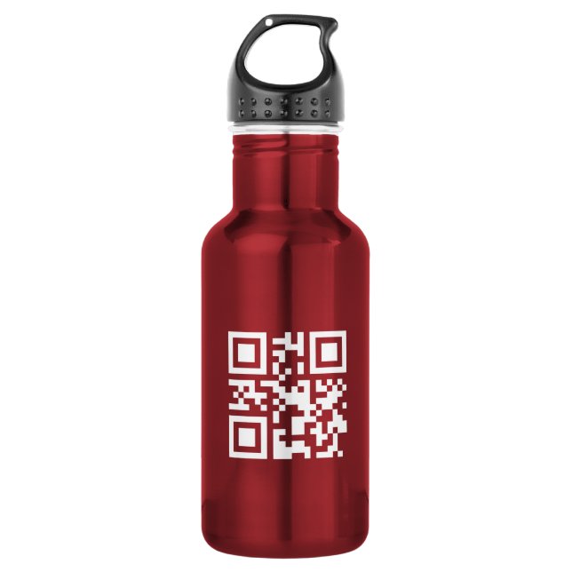 Garrafa Feliz ano novo! — Código QR (Frente)