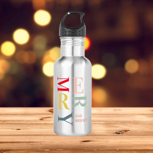 Garrafa Feliz Colorida Moderna e Brilhante   Feriados feli