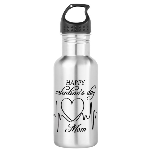 Garrafa feliz dia de os namorados (Frente)