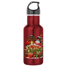 Feliz Natal Cardinal Snowman Lantern Feriado