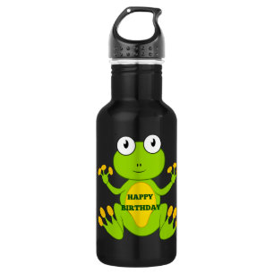 Garrafa Feliz Sapo Verde de Aniversário