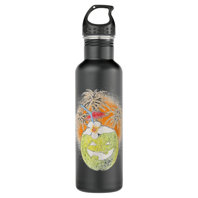 Garrafa Festa de Dia de as Bruxas engraçado do Havaí Cocon (Frente)