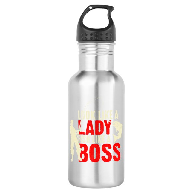 Garrafa Fisher Gift A Lady Fish Like A Boss (Frente)