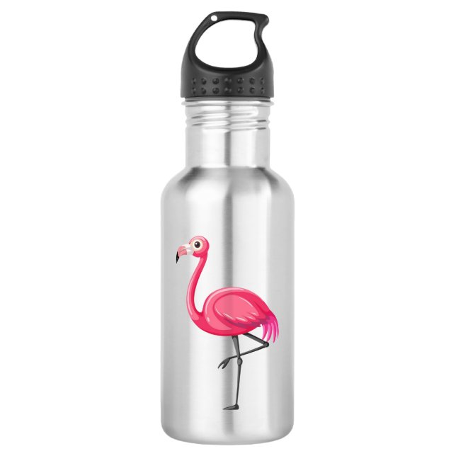Garrafa Flamingo em Estilo Cartoon-23654 (Frente)