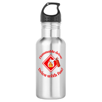 Garrafa Flammable Driver Trucker Gift | Funny ADR Hazmat