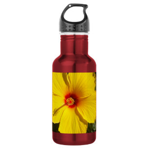 Garrafa Flor de Hibiscus Amarelo