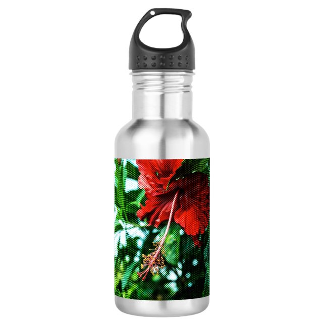 Garrafa Flor Red Hibiscus (Frente)