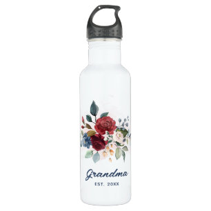 Garrafa Floral Bloom Botânico Na moda Personalizado