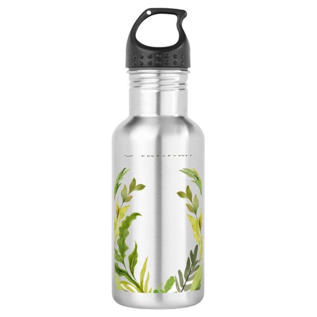Garrafa Floral Greenery Professional Trendy Minimalista (Frente)