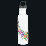 Garrafa Flores Coloridas Buquê Girafa - Moderna Desenho<br><div class="desc">Buquê De Flores Coloridas Girafa - Que Desenha A Moderna Coleção De Animais Vermelhos Românticos Por MIGNED</div>
