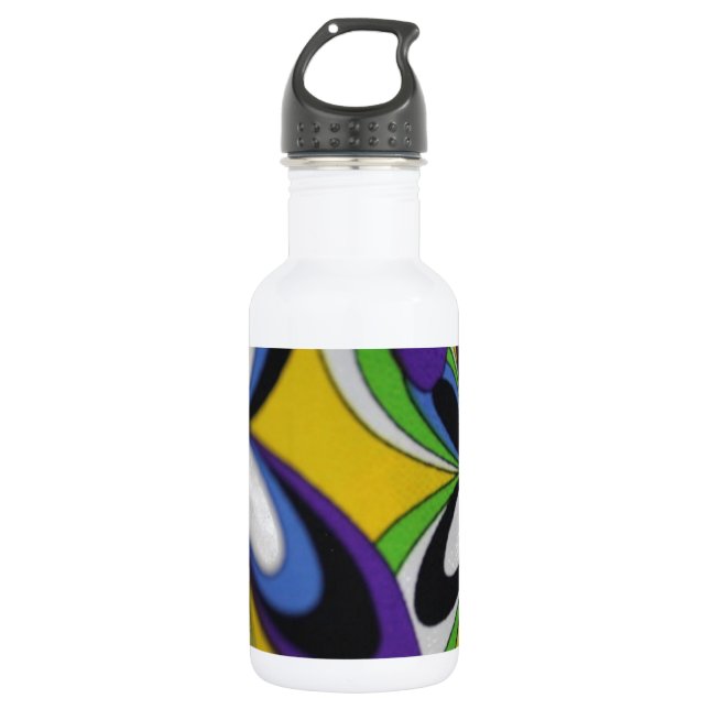 Garrafa Flores florais (Frente)