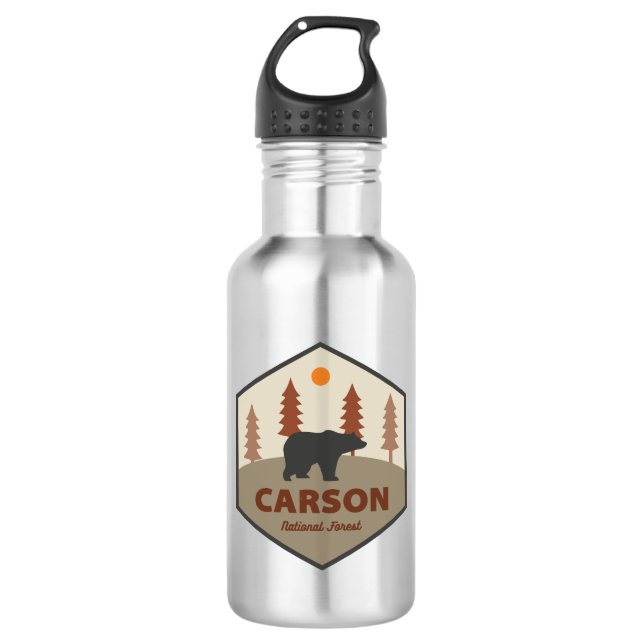 Garrafa Floresta Nacional Carson Novo México Urso (Frente)