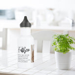 Garrafa Foto de Colagem Moderna com o Pai Melhor Presente<br><div class="desc">Uma foto moderna de colagem com uma frase sincera sobre um pai é o presente perfeito para mostrar sua apreciação e amor pelo seu pai. Este presente único e personalizado é uma forma excelente de mostrar as vossas memórias favoritas em conjunto e expressar a vossa gratidão por tudo o que...</div>