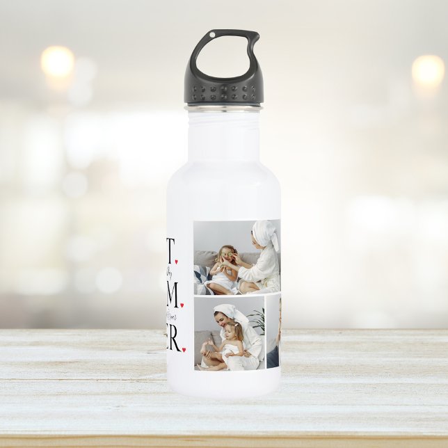 Garrafa Foto de Colagem Moderna Melhor Feliz dia de as mãe (Criador carregado)