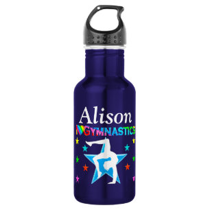 GARRAFA FRASCO DE ÁGUA DE GIMNAST PERSONALIZADO COM ESTRE