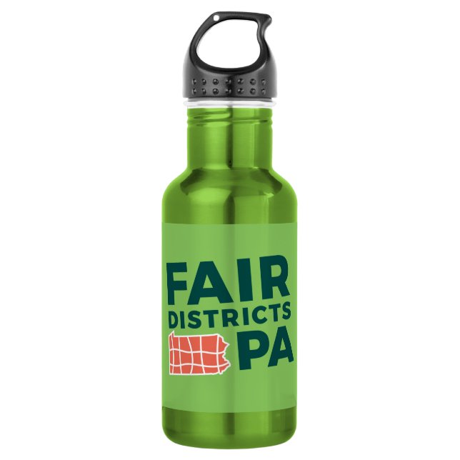 Garrafa Frasco de água FDPA verde (Frente)