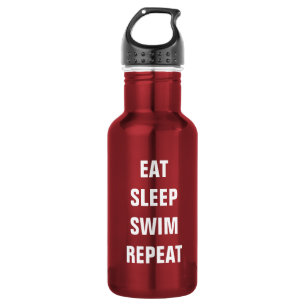 Garrafa Frasco de água personalizada para REPEAT SLEEP NA