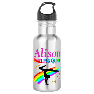 GARRAFA FRASCO DE ÁGUA PERSONALIZADO DA RAINHA DE TUMBLING