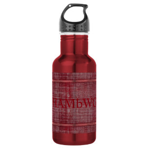 Garrafa Frasco de HAMbWG Vermelho/Água Vermelha (18 oz)