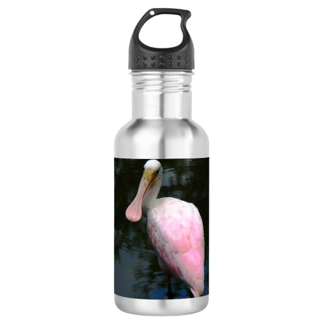 Garrafa Frasco de Liberdade, Pássaro de Spoonbill (Frente)